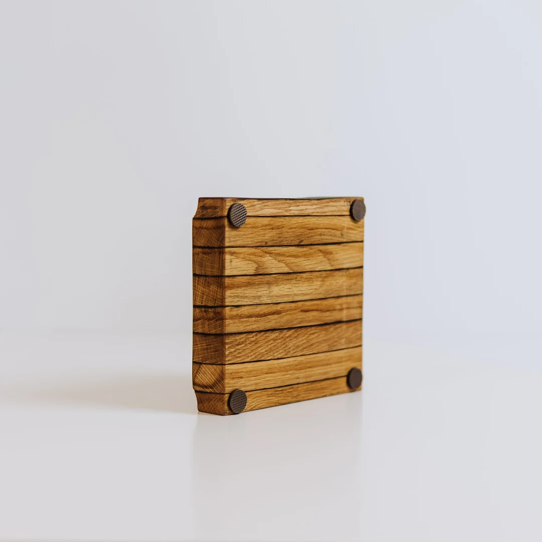 Bourbon Barrel Stave Ashtray: Square - Image 6