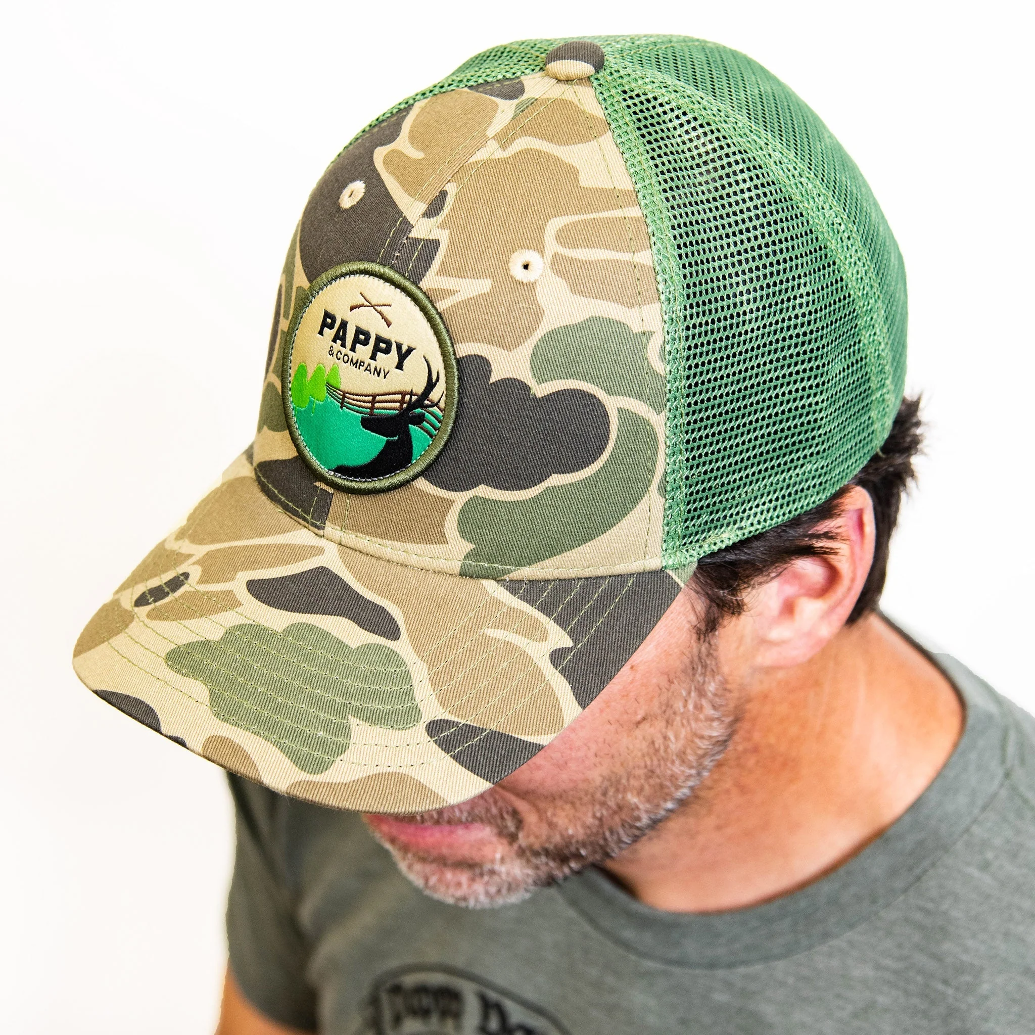 Pappy & Company Retro Camo Trucker Hat - Case of 6 - Image 2