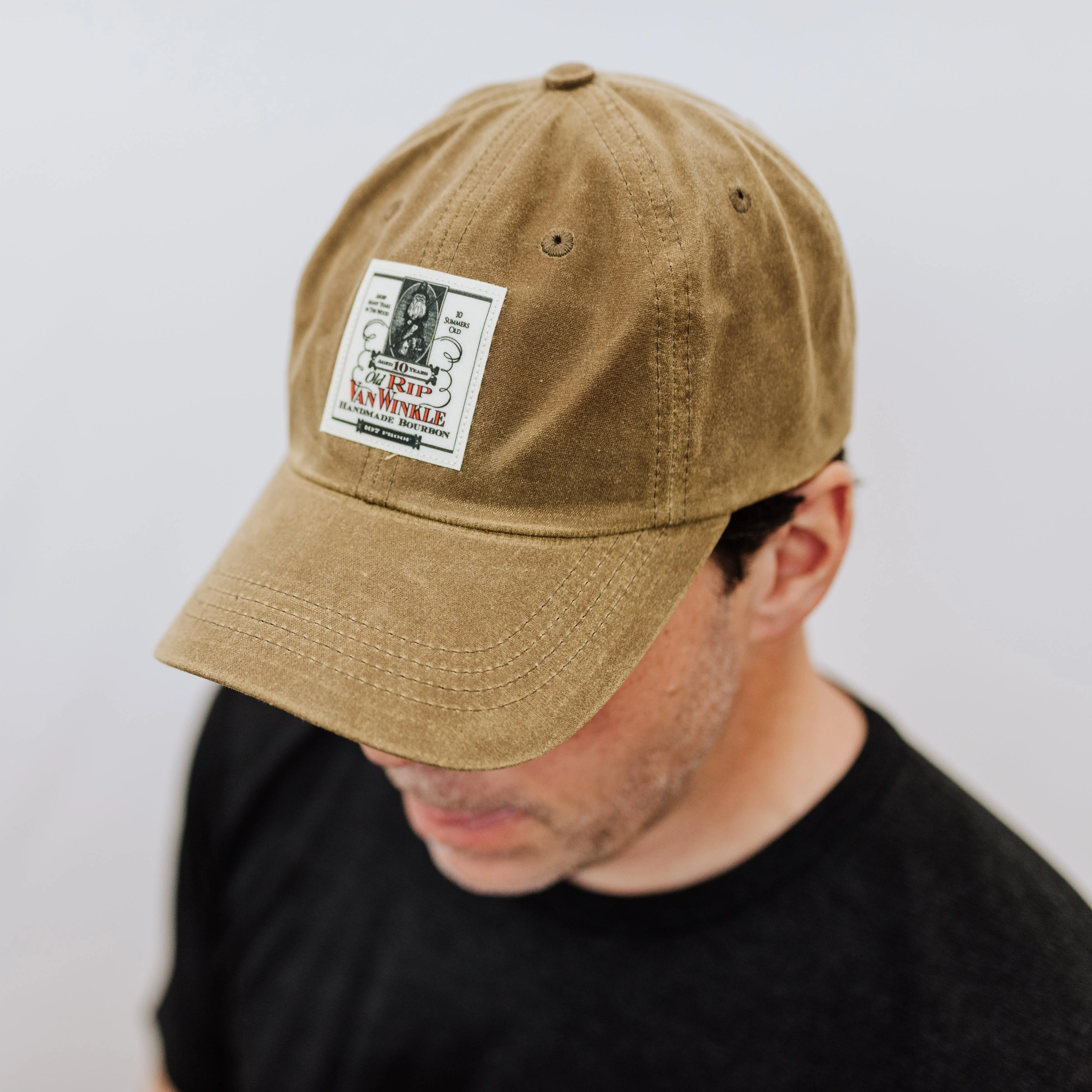 Waxed Cotton Old Rip Van Winkle Hat in Sandstone - Case of 6